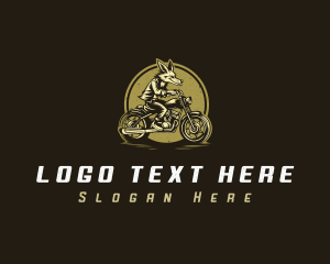 Coyote Motorcycle Rider logo