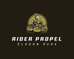 Coyote Motorcycle Rider logo