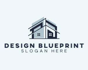 House Blueprint Construction  logo