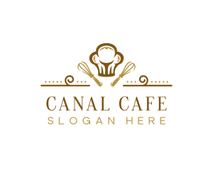 Pastry Chef Cafe logo design