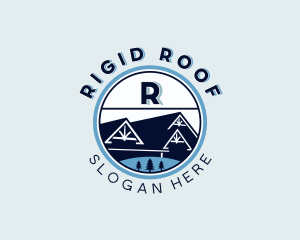 Home Roofing Builder logo design