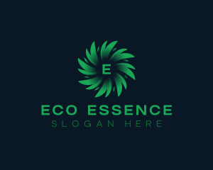 Eco Nature Leaves logo design