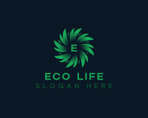 Eco Nature Leaves logo design