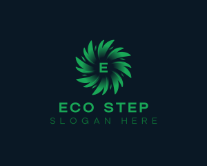 Eco Nature Leaves logo design