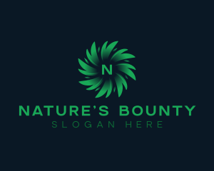 Eco Nature Leaves logo design