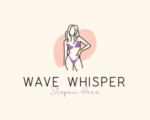 Sexy Woman Swimsuit logo