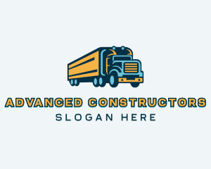 Logistics Delivery Trucking logo design