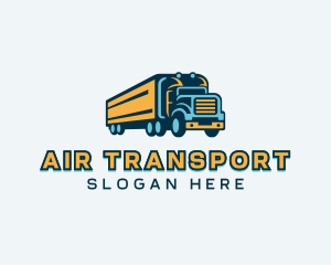 Logistics Delivery Trucking logo design