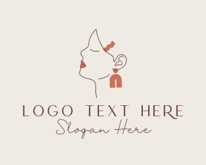 Earring Woman Jewelry logo