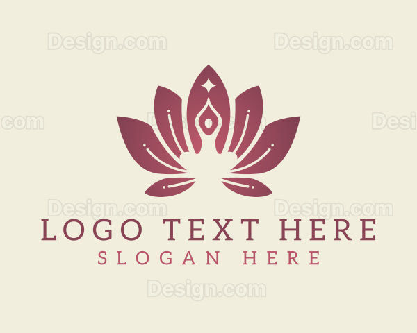 Lotus Star Sitting Meditation Logo