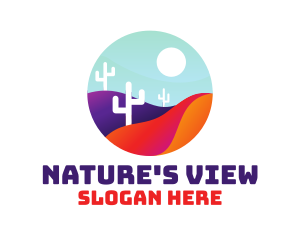 Cactus Desert Badge logo