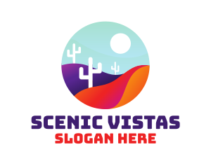 Cactus Desert Badge logo