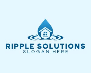 Housekeeping Water Property logo design