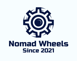 Cog Wheel Machine logo design