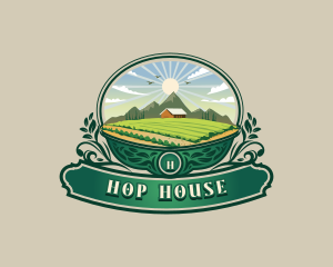 Agriculture Farm House logo design