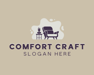 Armchair Furniture Upholstery logo design