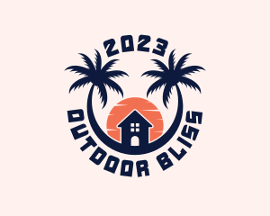 Palm Tree Getaway logo design