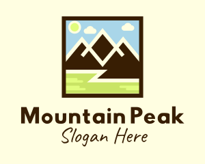 Mountain Peak Hiking  logo design