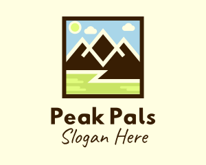 Mountain Peak Hiking  logo design