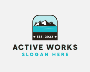 Mountain Lake Outdoor logo design