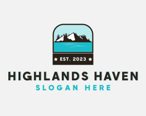 Mountain Lake Outdoor logo design