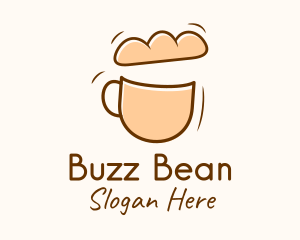 Bread & Cup Cafe logo design