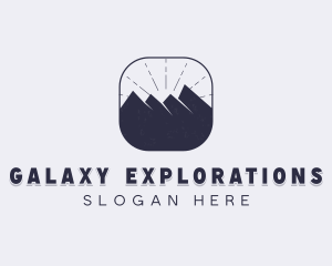 Outdoor Mountain Climbing logo design