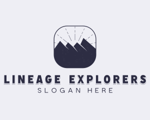 Outdoor Mountain Climbing logo design