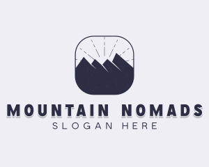 Outdoor Mountain Climbing logo design