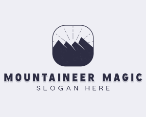 Outdoor Mountain Climbing logo design