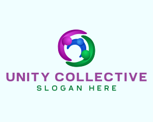 People Team Unity logo design