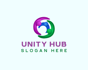 People Team Unity logo design