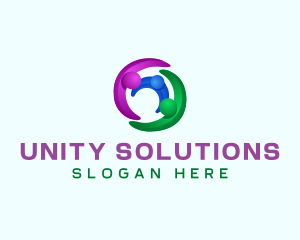 People Team Unity logo design