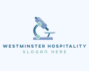 Medical Microscope Laboratory logo design