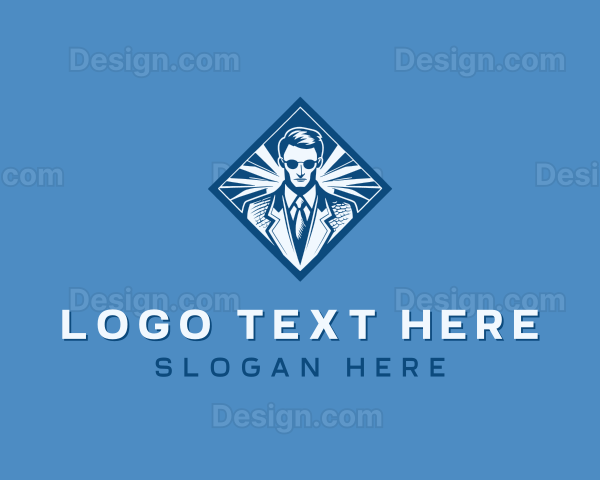 Formal Corporate Businessman Logo