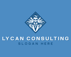 Formal Corporate Businessman logo design