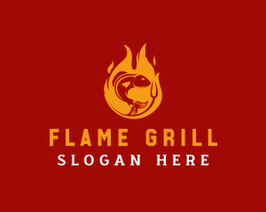 Fish BBQ Grill logo