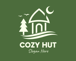 Nature Hut House  logo design