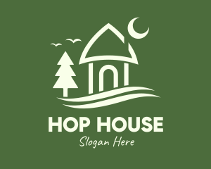 Nature Hut House  logo design