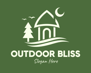 Nature Hut House  logo design