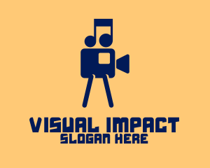 Audio Visual Recording logo design
