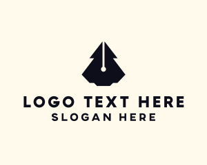 Futuristic Fountain Pen logo