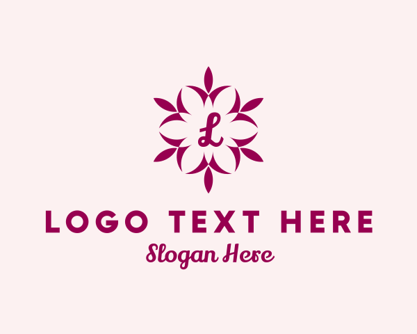 Floral Design logo example 3