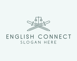 Legal Law Firm Sword logo design