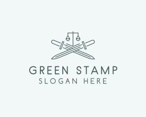 Legal Law Firm Sword logo design