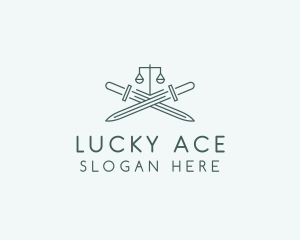 Legal Law Firm Sword logo design