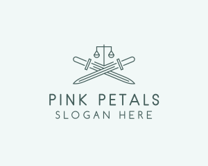 Legal Law Firm Sword logo design