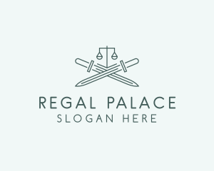 Legal Law Firm Sword logo design