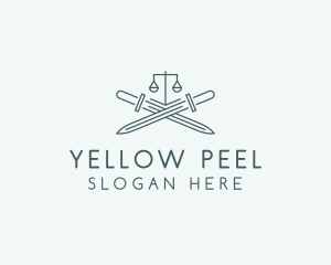 Legal Law Firm Sword logo design