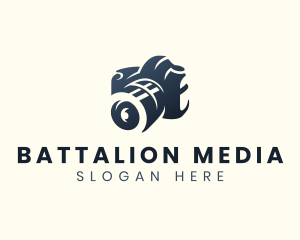 Media Photography Camera logo design